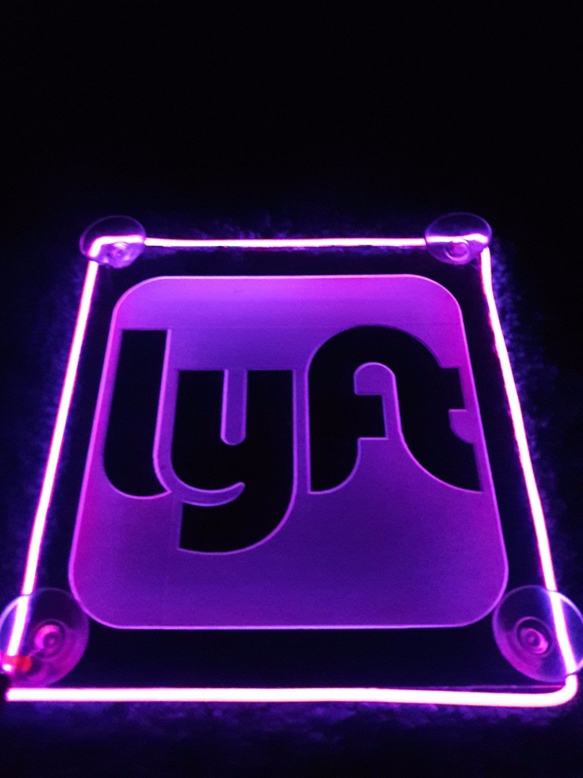 Uber Lyft Sign LED Hackman Driver